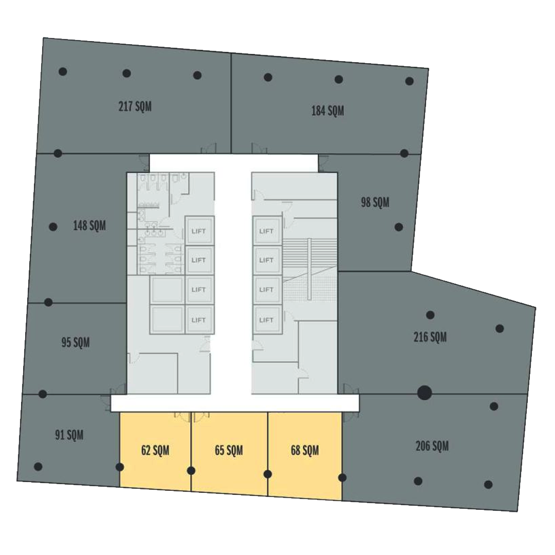 SMALL OFFICES 62 – 80 sqm