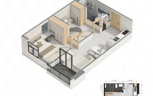 Type C 2-Bedroom Condo for Sale Kingston Royale Phnom Penh