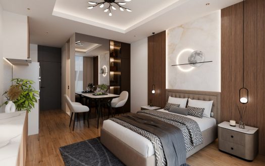 28th Floor Studio Condo for Sale – GATO Tower, BKK1, Phnom Penh (1)